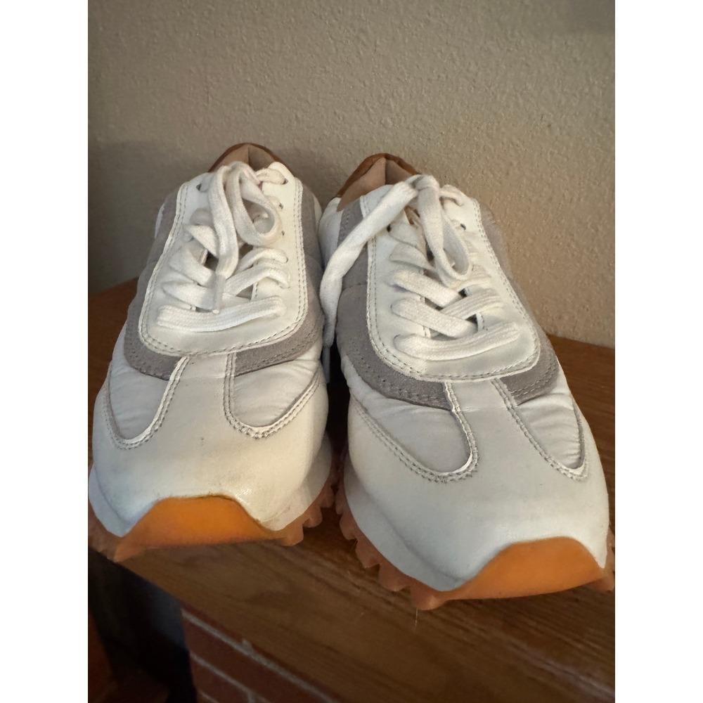 Blondo Sneakers Womens 7.5M White Waterproof Platform Mixed Media Comfortable - Picture 4 of 6